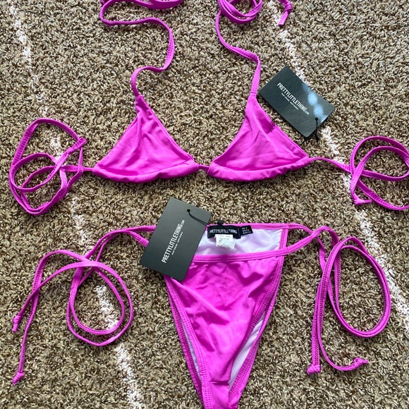 PrettyLittleThing Swim Pretty Little Thing Bikini Set Poshmark
